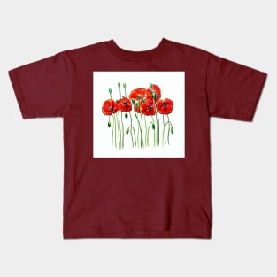 Poppies Kids T-Shirt